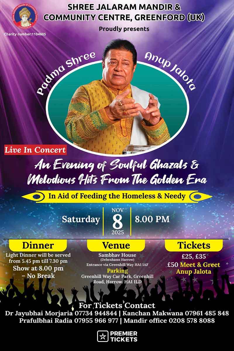 Anup Jalota live in England