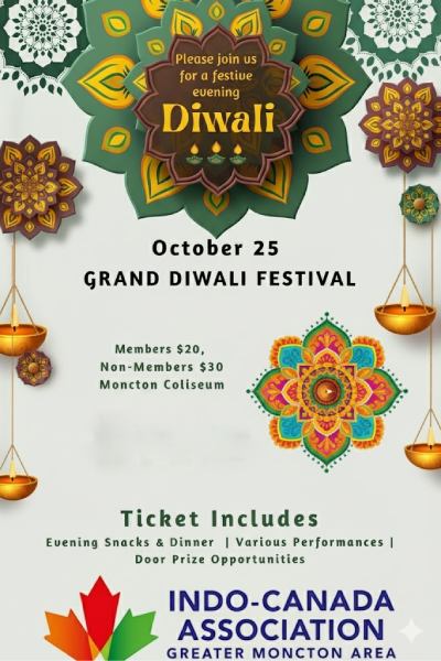 Diwali Celebration 2025 – ICA Moncton 2025