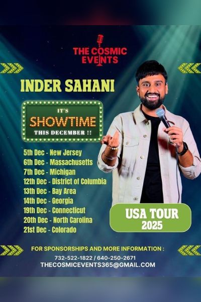 Inder Sahani – Live in Detroit 2025