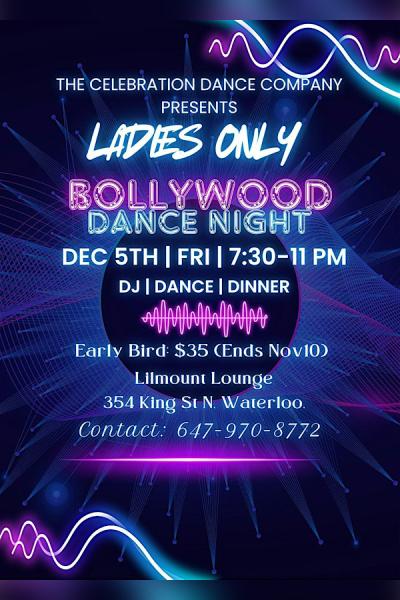LADIES ONLY- BOLLYWOOD DANCE PARTY- KWC EDITION 2025 LADIES ONLY- BOLLYWOOD DANCE PARTY- KWC EDITION 2025