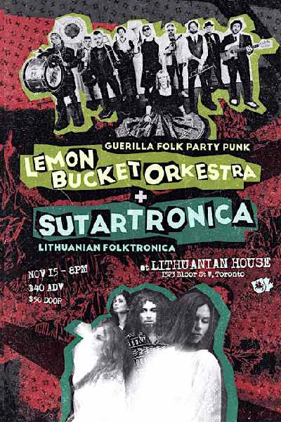 LEMON BUCKET x SUTARTRONICA – ONE MORE PARTY BEFORE WINTER HITS LEMON BUCKET x SUTARTRONICA – ONE MORE PARTY BEFORE WINTER HITS