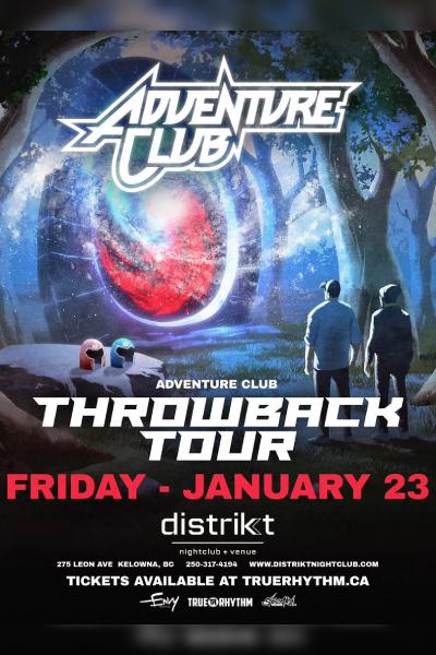 Adventure Club - Throwback Tour - Kelowna