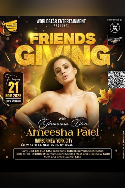 Friends Giving With Glamorous Diva Ameesha Patel In Newyork City 2025