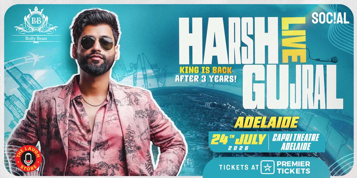 Harsh Gujral Live in Adelaide - 2026