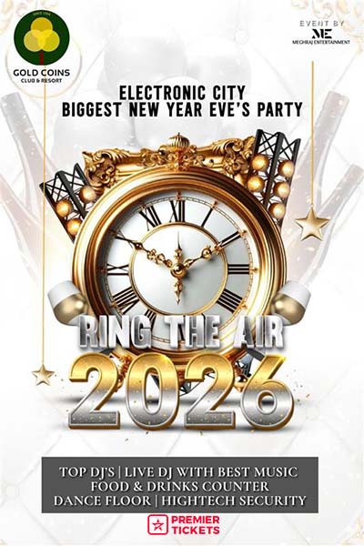 Ring in the Air - E-City biggest New year party 2026