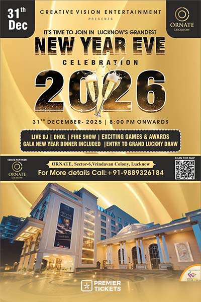 NEW YEAR EVE 2026 : Lucknow