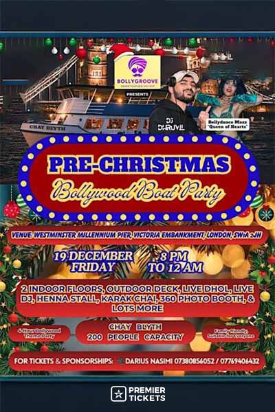 PRE-CHRISTMAS BOLLYWOOD BOAT PARTY IN LONDON 2025