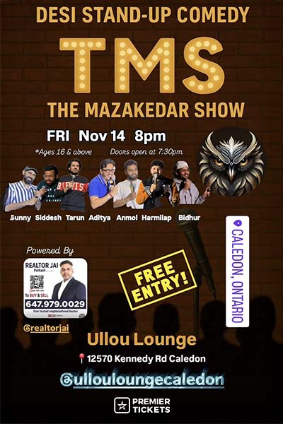Desi Standup Comedy - The Mazakedar Show - Free Entry