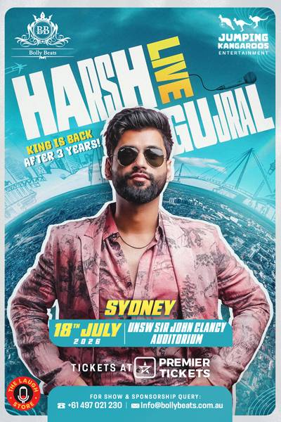 Harsh Gujral Live in Sydney 2026