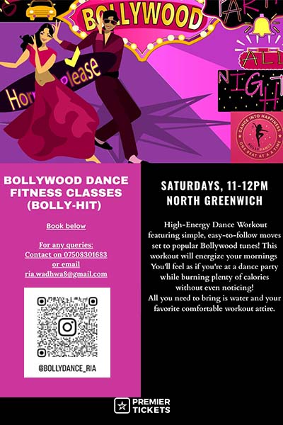 BollyHit - Bollywood Dance Fitness (North Greenwich) 24th Jan 2026