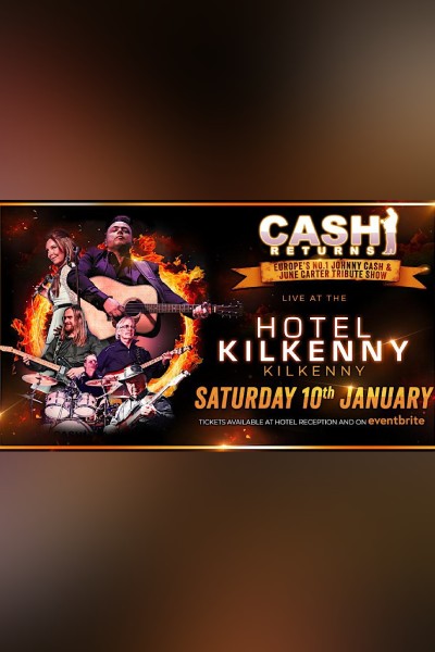 Cash Returns Live at Hotel Kilkenny - The Man In Black Tour 2026