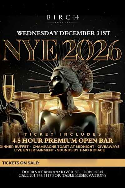 NYE 2026 AT BIRCH HOBOKEN