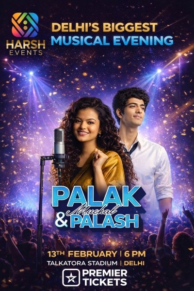 Aura – Biggest Musical Evening by Palak and Palash Muchhal Delhi 2026
