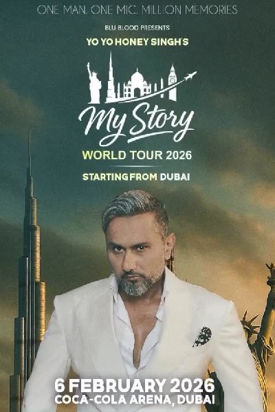 Yo Yo Honey Singh - My Story World Tour 2026