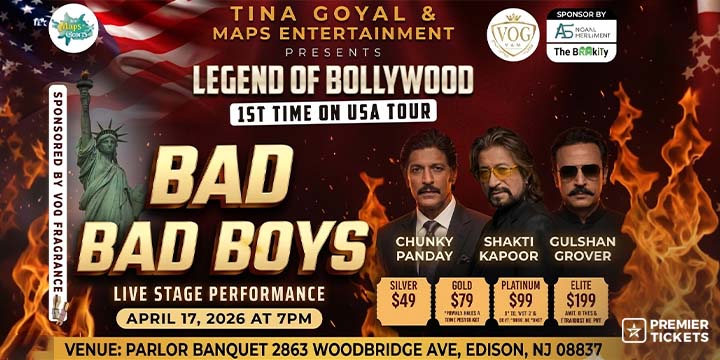 Bad Boys (Chunky Pandey, Shakti Kapoor, Gulshan Grover) Live in New Jersey - 2026