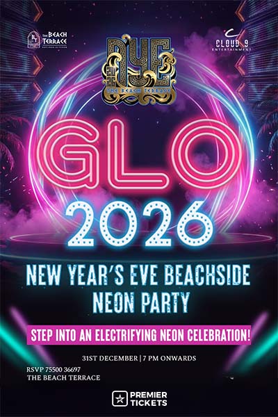 Glo - New Year's Eve Party at the Beach Terrace