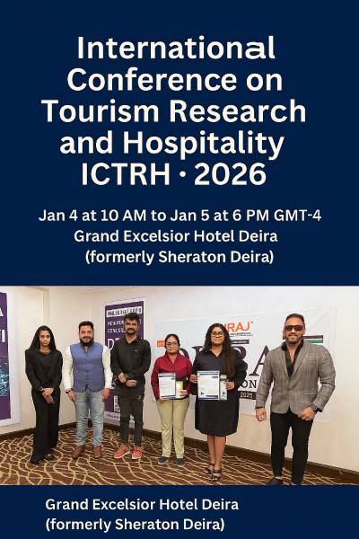 International Conference on Tourism Research and Hospitality (ICTRH-2026)