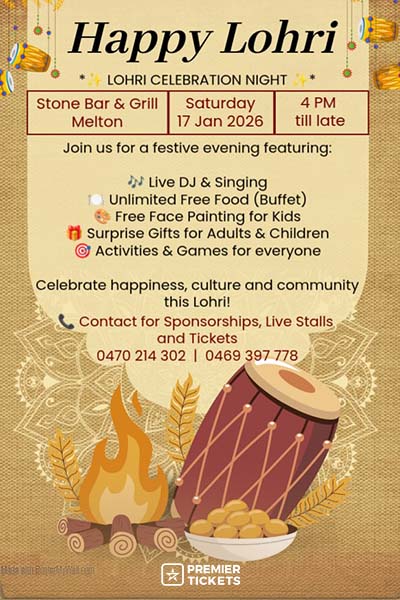 LOHRI CELEBRATION NIGHT 2026 – MELBOURNE