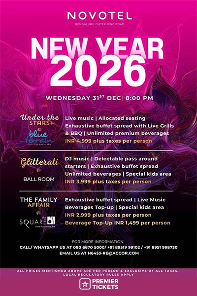 Novotel New Year's Eve 2026