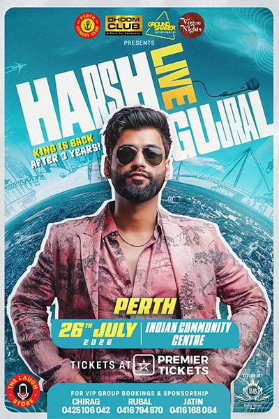 Harsh Gujral Live in Perth - 2026