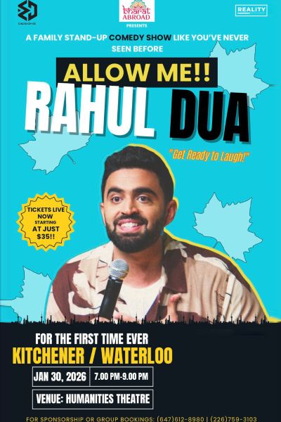 Allow Me : A Standup Comedy Show by Rahul Dua 2026