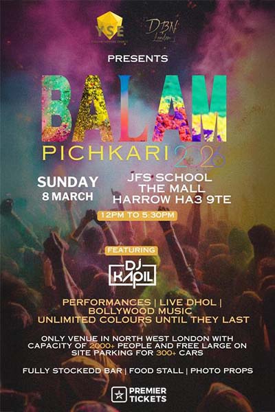 Balam Pickhari 2026 – Colour Fest- Kingsbury