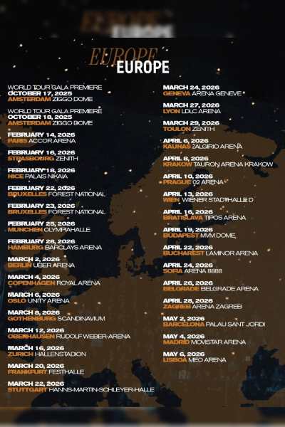 Eros Ramazzotti: Una Storia Importante World Tour 2026 | Paris 14 Feb