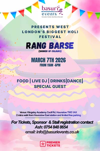 Rangon Ki Barish (Shower of Colours) – Hounslow 2026