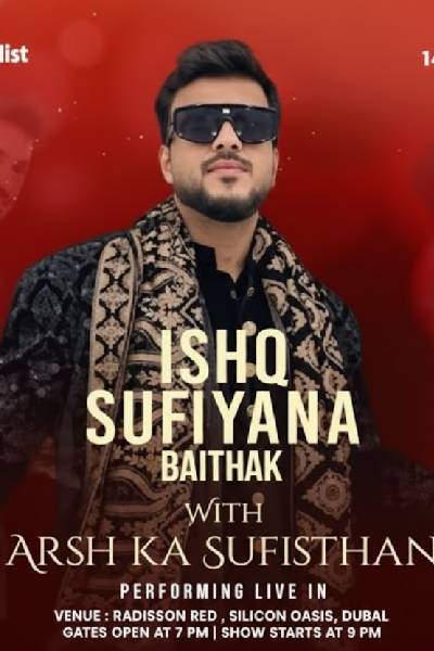 Ishq Sufiyana Live Concert in Dubai | 14 Feb 2026