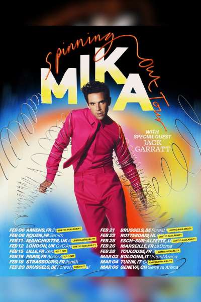 Mika Spinning Out Tour 2026 | Casalecchio di Reno 02nd Mar