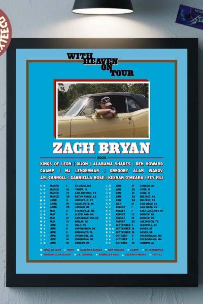 Zach Bryan - With Heaven On Tour