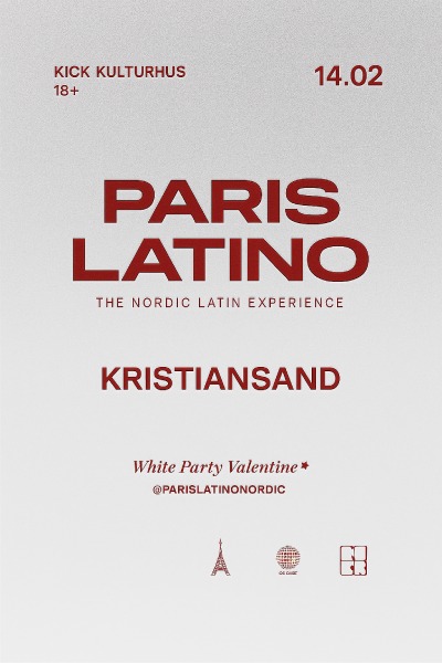 PARIS LATINO — Kristiansand (White Party)