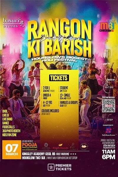 Rangon Ki Barish (Shower of Colours) – Hounslow 2026