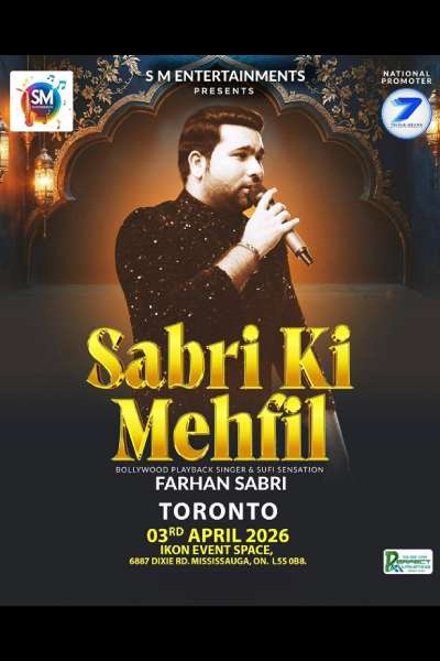Sabri Ki Mehfil by Farhan Sabri & Priyanzah Belange in Toronto