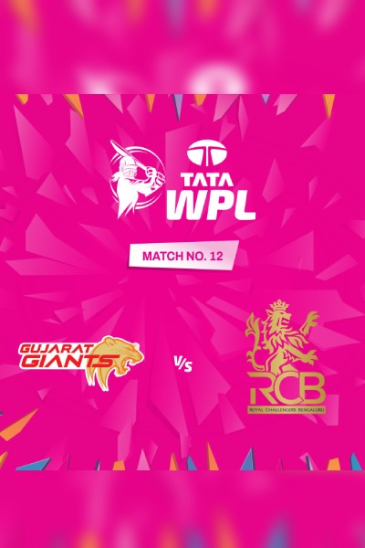 TATA WPL 2026 – Match 12 – Gujarat Giants vs Royal Challengers Bengaluru 19th Jan