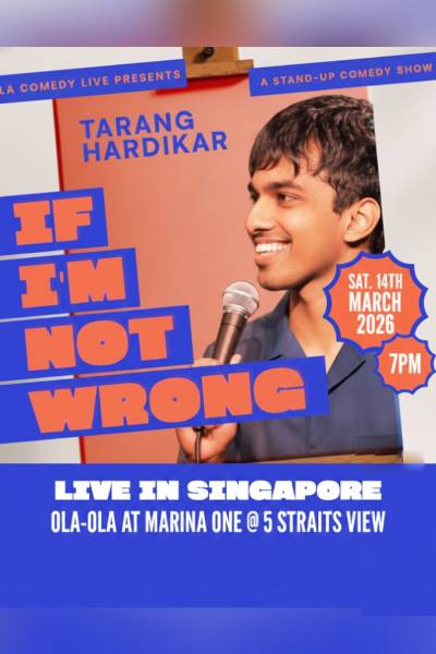 Tarang Hardikar Live in Singapore | 14 Mar 2026
