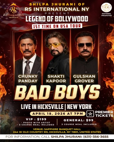 Bad Boys (Chunky Pandey, Shakti Kapoor, Gulshan Grover) Live in New York – 2026