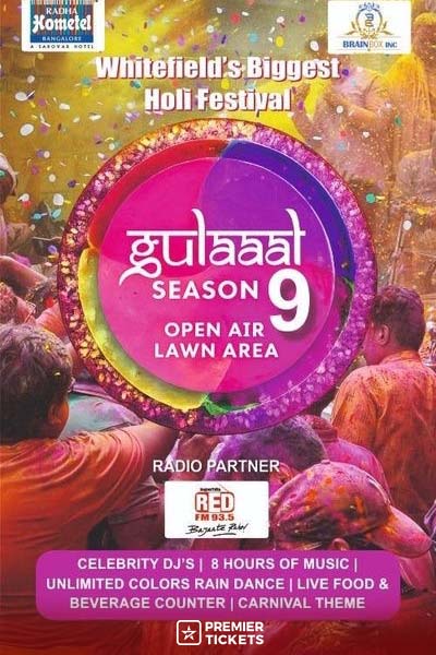 WHITEFIELD BIGGEST HOLI FESTIVAL-GULAAAL SEASON 9