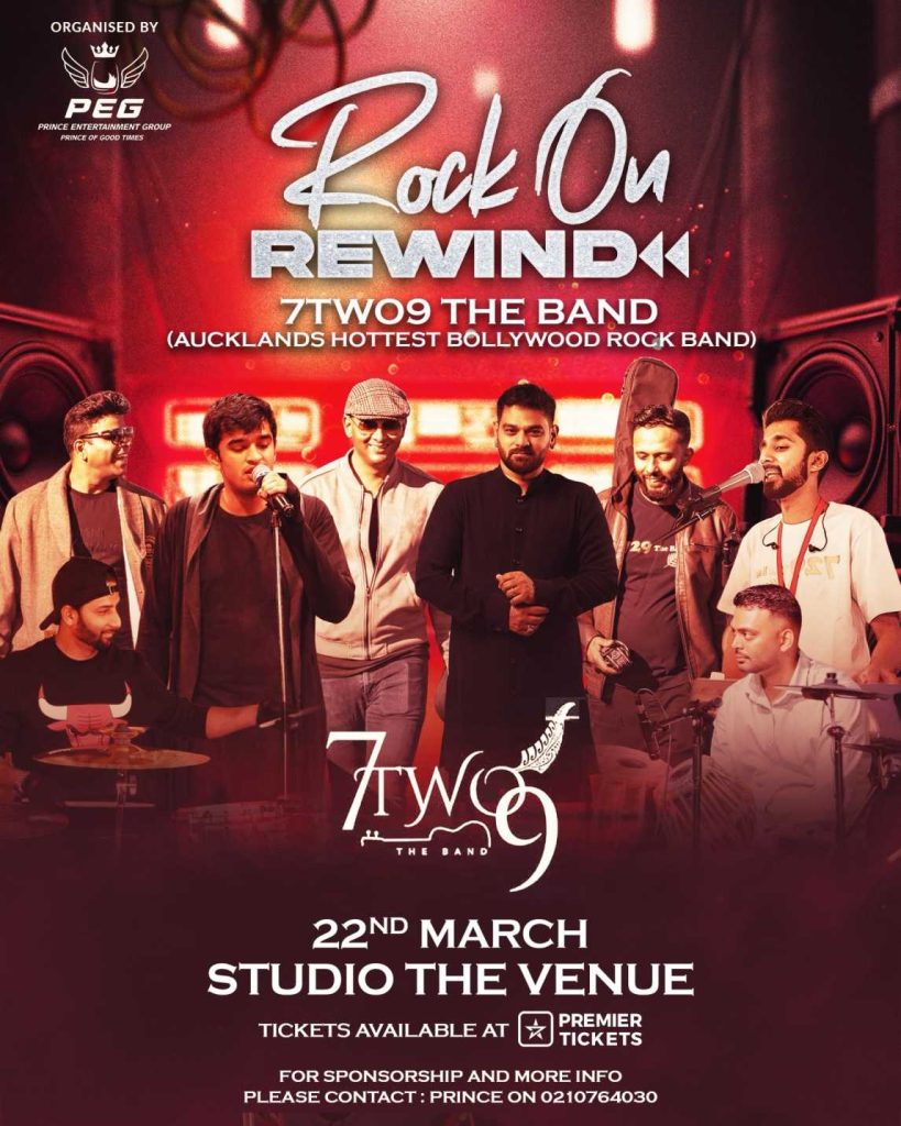 Rock on with 7Two9 The Band Live in Auckland