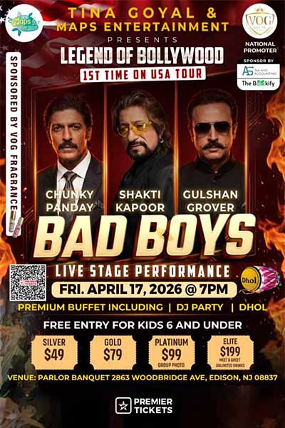 Bad Boys (Chunky Pandey, Shakti Kapoor, Gulshan Grover) Live in New Jersey - 2026