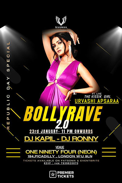 BOLLYRAVE 2.0 ft. URVASHI APSARAA (REPUBLIC DAY SPECIAL)