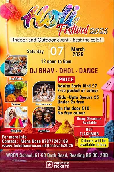 Holi Festival of Colours 2026
