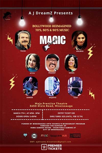 Bollywood Reimagined – 70’s, 80’s & 90’s Magic – 2026