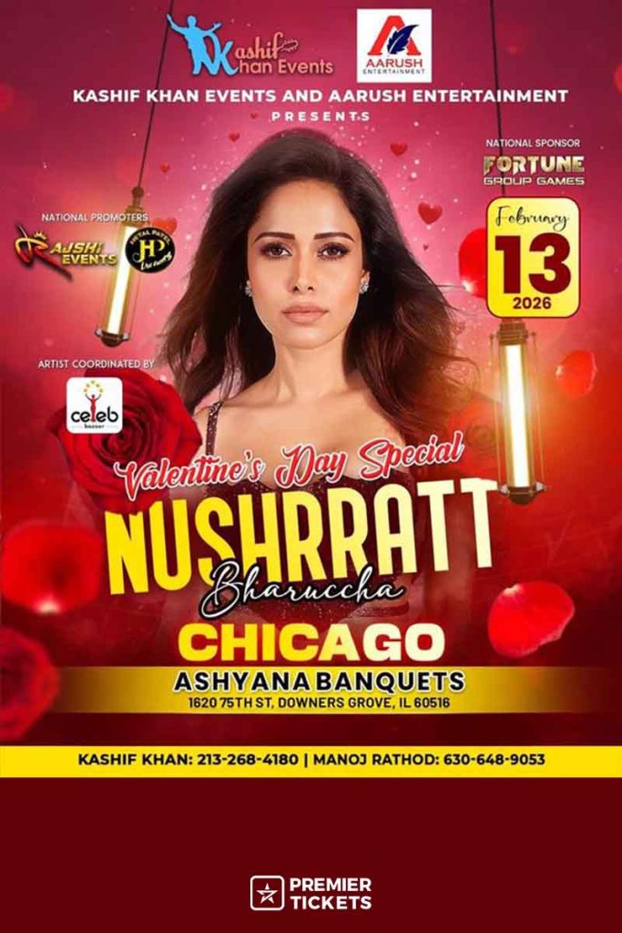 Nushrratt Bharuccha Valentine Day Special – Chicago 2026