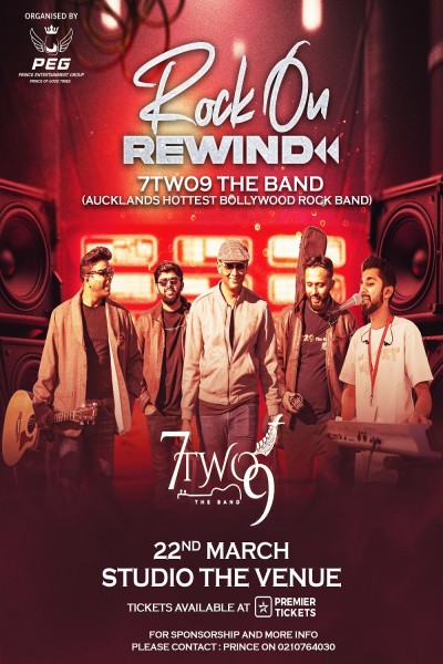 Rock on with 7Two9 The Band Live in Auckland