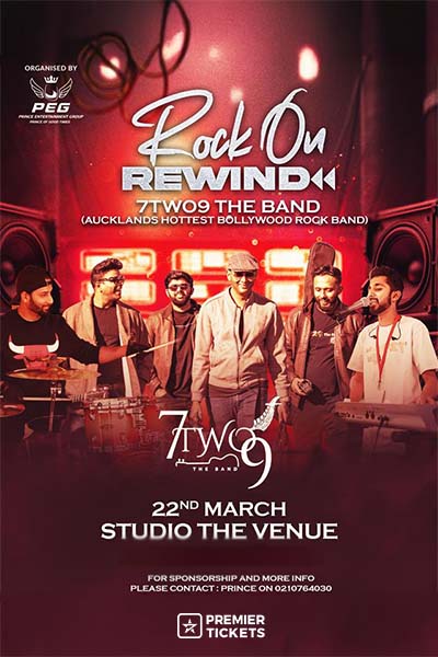 Rock on with 7Two9 The Band Live in Auckland