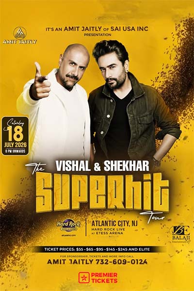 The Vishal & Shekhar Superhit Tour - 2026