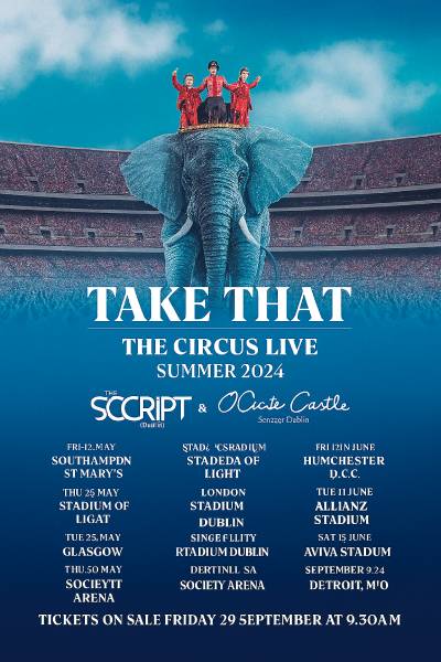 Take That - The Circus Live - Summer 2026