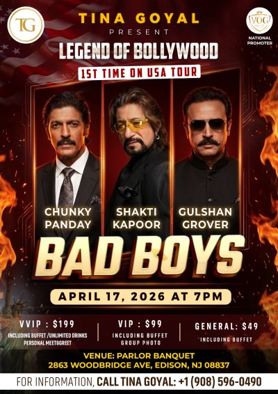 Bad Boys (Chunky Pandey, Shakti Kapoor, Gulshan Grover) Live in New Jersey - 2026