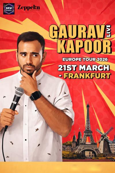 Gaurav Kapoor Live In Frankfurt 2026